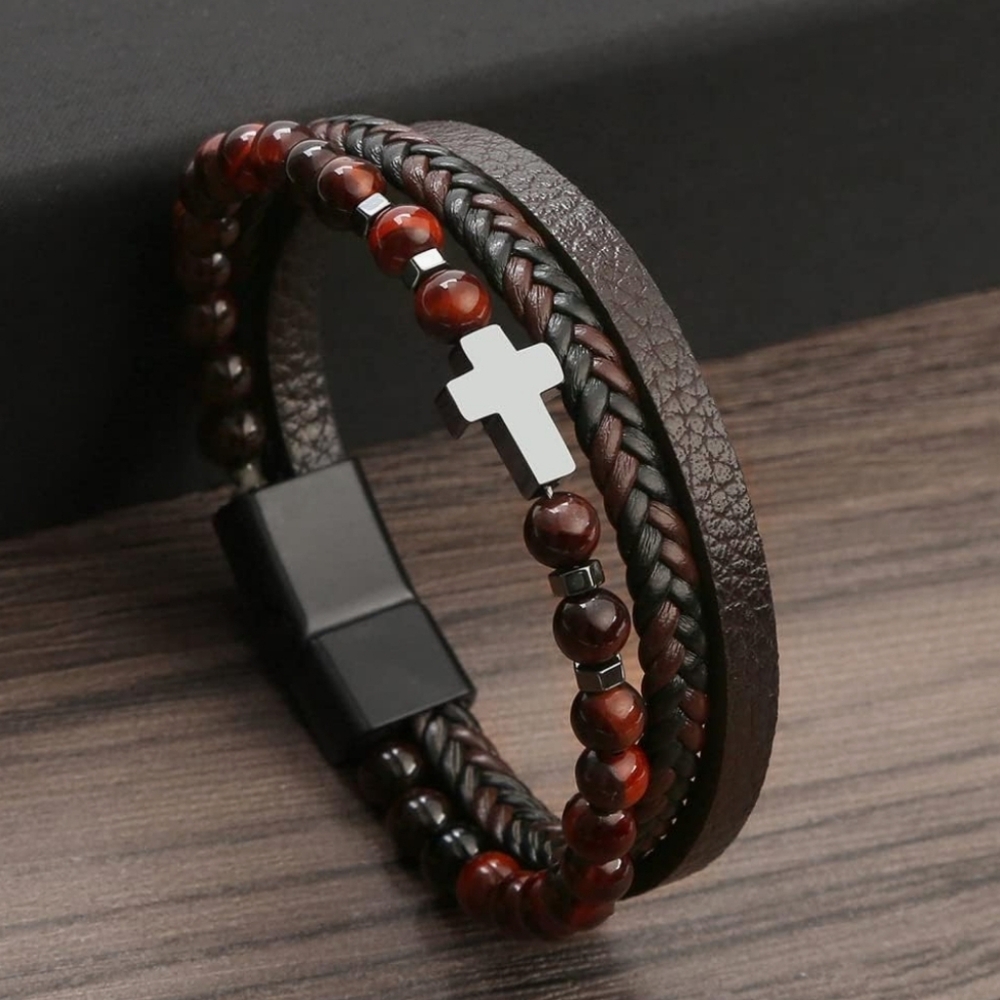 Leather Bracelets for Men - Picture 1 of 5